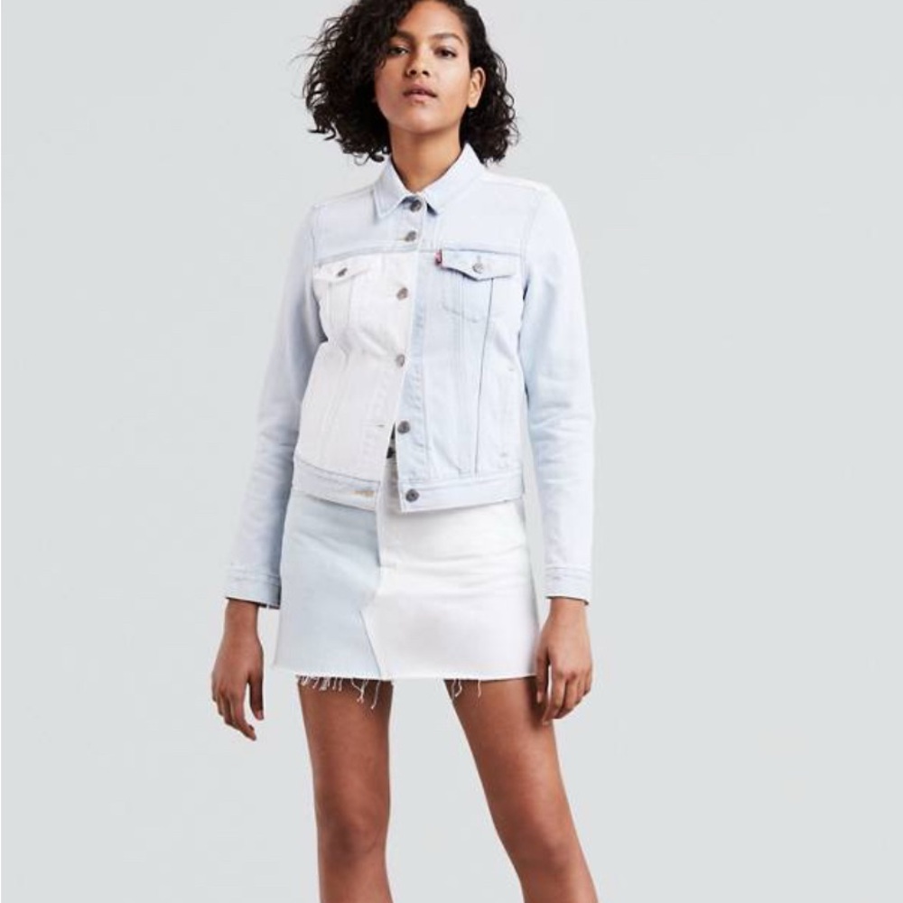 Levi's Deconstructed Two Tone Alternative Skirt